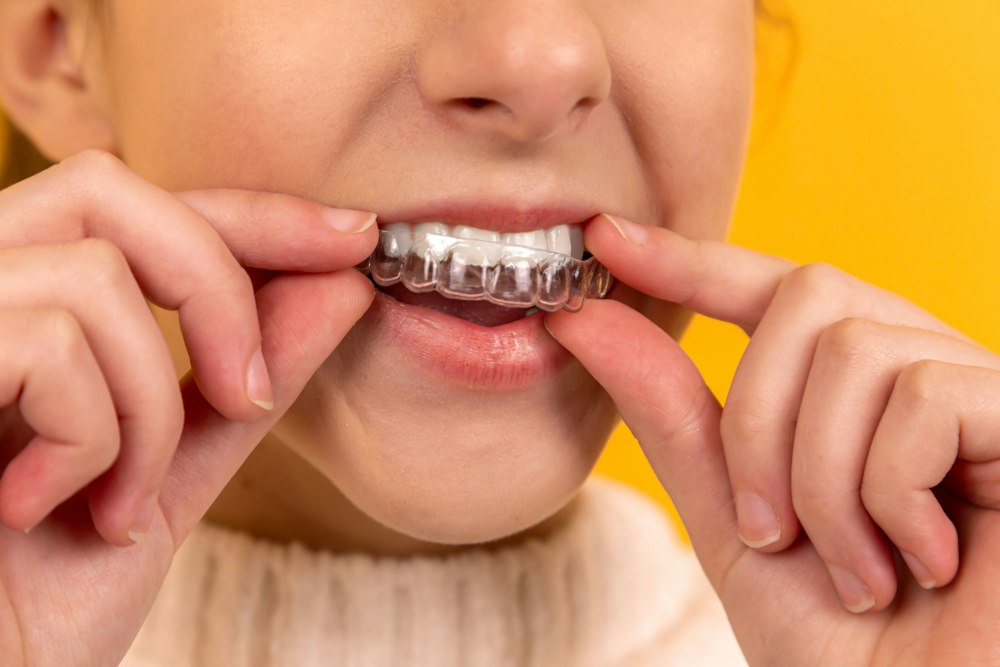 Healthy smile patient